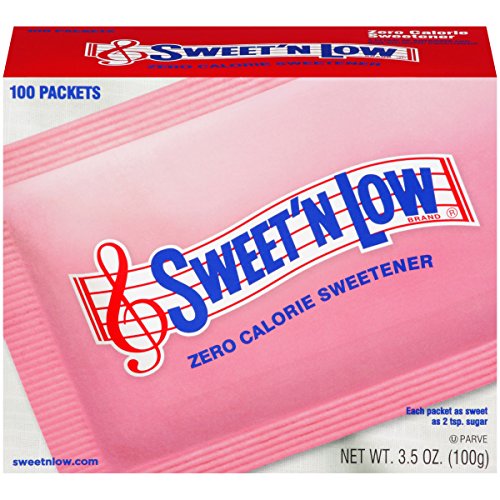 Sweet N Low Granulated Sugar Substitute 100 Packets 2 Pack