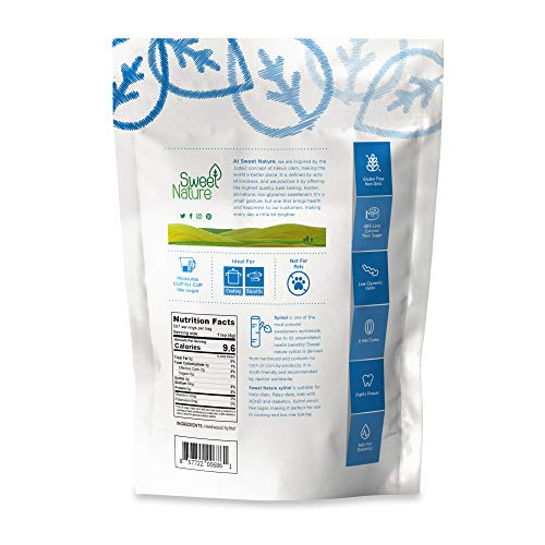 Sweet Nature Birch Xylitol Sweetener Keto Friendly 3 Lbs