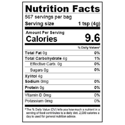 Sweet Nature Birch Xylitol Sweetener Keto Friendly 3 Lbs