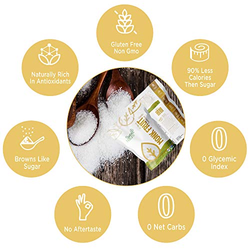 Sweet Nature Monk Fruit Sweetener Classic Non Gmo Gluten Free Su
