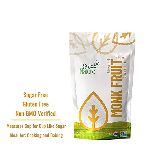 Sweet Nature Monk Fruit Sweetener Classic Non Gmo Gluten Free Su
