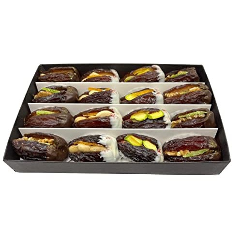 Sweet Saffron Medjool Dates – Dried Dates Box - Stuffed Dates wi...