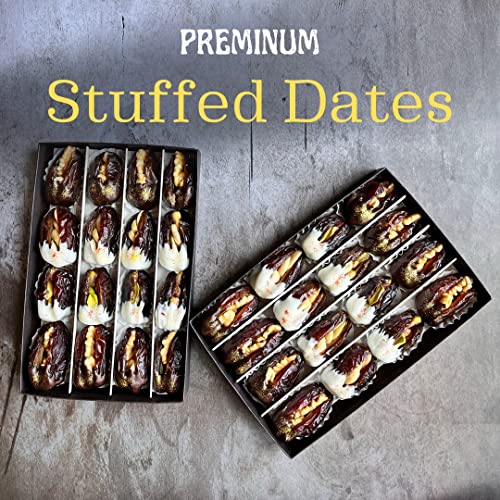 Sweet Saffron Medjool Dates – Dried Dates Box - Stuffed Dates wi...