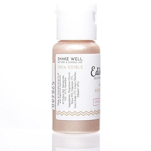 Sweet Sticks Edible Art Decorative Paint Rose Gold 15Ml
