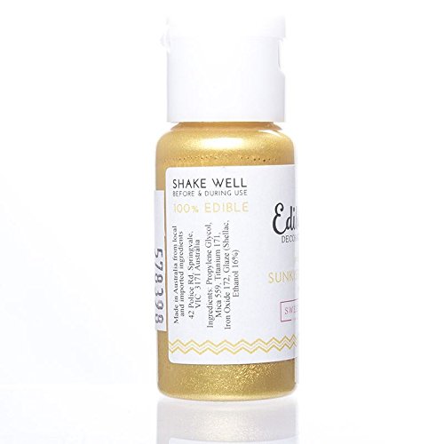 Sweet Sticks Edible Art Decorative Paint Sunkissed Gold 15Ml