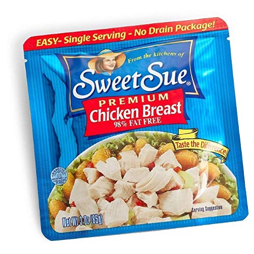 Sweet Sue Chicken Breast, 3 Oz, Pack Of 8