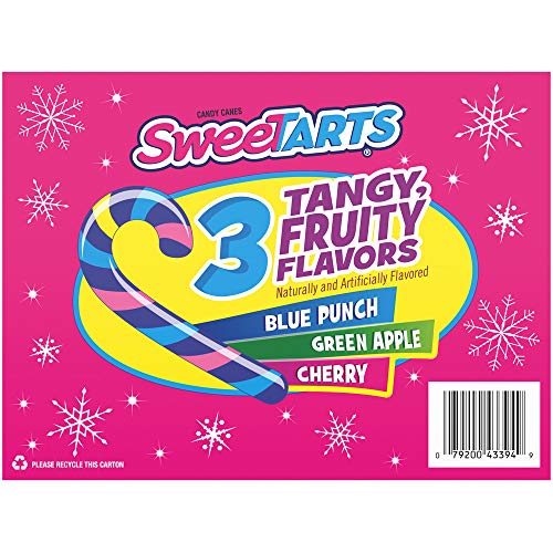 Sweetarts Candy Canes, 5.28 Ounce