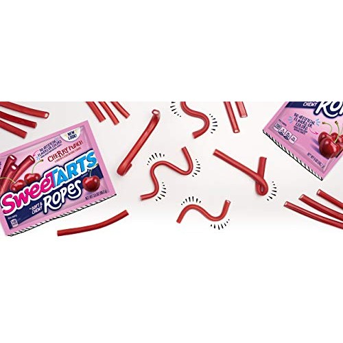 Sweetarts Ropes, Cherry Punch, 5 Ounce, 12 Count 1 Pack
