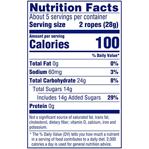 Sweetarts Ropes, Cherry Punch, 5 Ounce, 12 Count 1 Pack