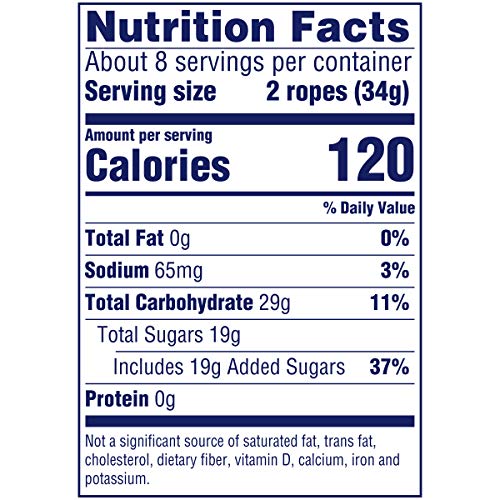 Sweetarts Twisted Rainbow Ropes, 9 Ounce