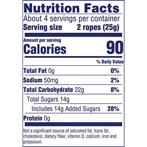 Sweetarts Twisted Rainbow Ropes Share Pack, 3.5 Ounce, Pack Of 12