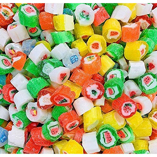 Christmas Cut Rock Hard Candy | Seasonal Bulk Unwrapped Retro Ca