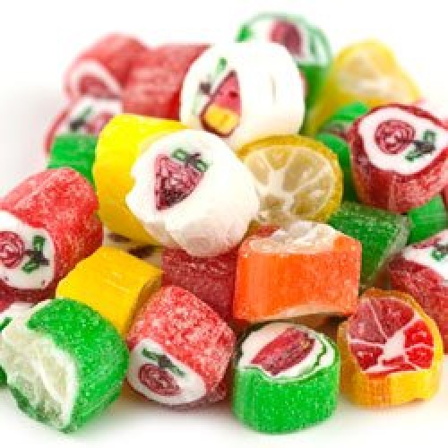 Christmas Cut Rock Hard Candy | Seasonal Bulk Unwrapped Retro Ca