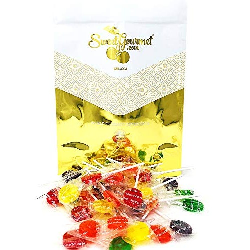 Sweetgourmet Assorted Fruit Sugar Free Jolly Pops | Gluten Free