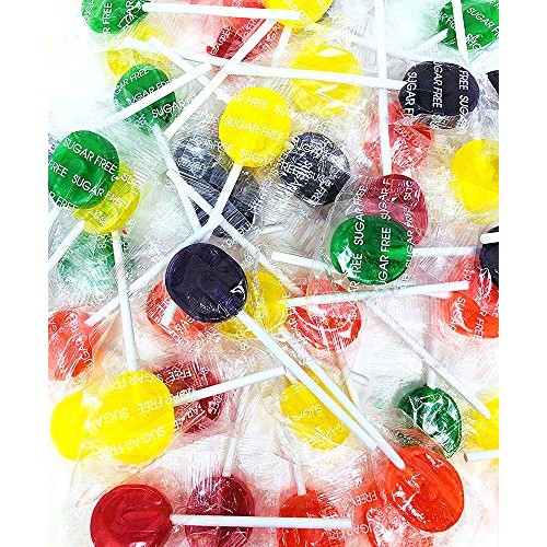 Sweetgourmet Assorted Fruit Sugar Free Jolly Pops | Gluten Free