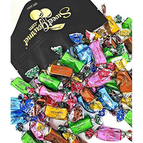 Sweetgourmet Assorted Toffees Foil Wrapped | 1 Pound
