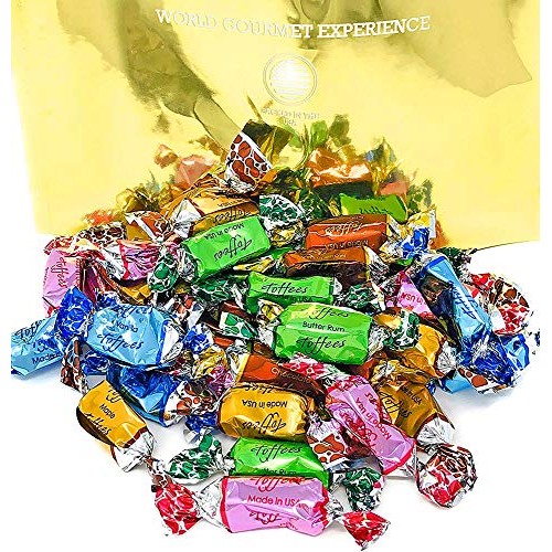 Sweetgourmet Assorted Toffees Foil Wrapped | 3 Pounds