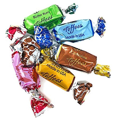 Sweetgourmet Assorted Toffees Foil Wrapped | 3 Pounds