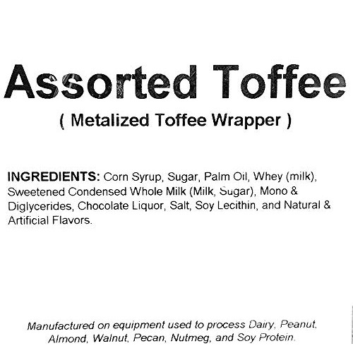 Sweetgourmet Assorted Toffees Foil Wrapped | 3 Pounds