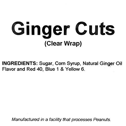 Sweetgourmet Ginger Cuts | Old-Fashioned Natural Ginger Oil Hard