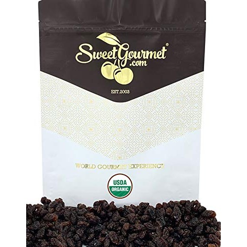 Sweetgourmet Organic Sun-Dried Thompson Raisins | 2 Pounds