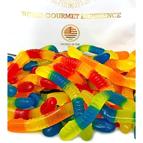 Sweetgourmet Sugar Free Gummy Candy Worms | 1 Pound