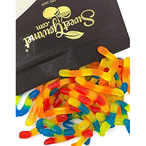 Sweetgourmet Sugar Free Gummy Candy Worms | 1 Pound
