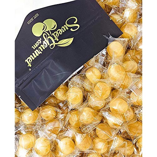 Sweetgourmet Wrapped Ginger Balls | Natural Hard Candy | 1 Pound