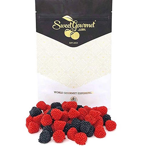 Haribo Black And Red Raspberry Gummi | Agar-Agar | Berry Gummy C