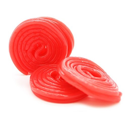 Italian Strawberry Licorice Wheels | Bulk Candy | Natural Colors