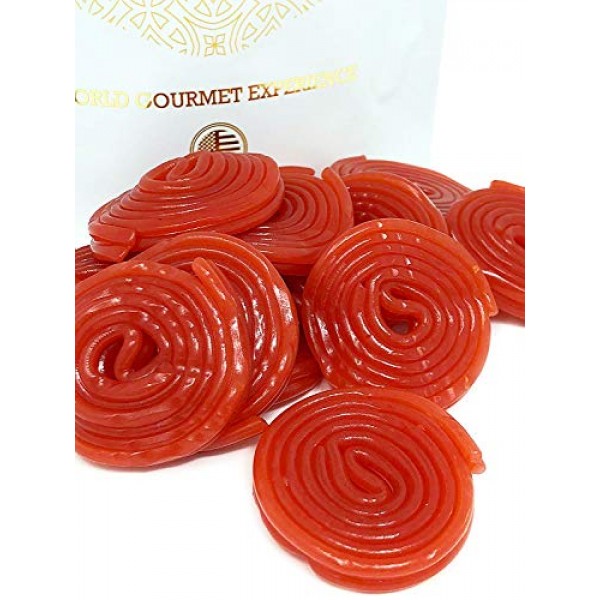 Italian Strawberry Licorice Wheels | Bulk Candy | Natural Colors