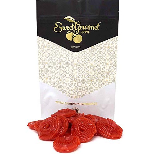 Italian Strawberry Licorice Wheels | Bulk Candy | Natural Colors