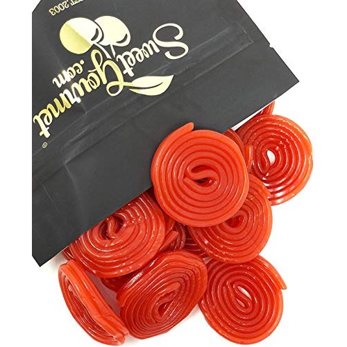 Italian Strawberry Licorice Wheels | Bulk Candy | Natural Colors