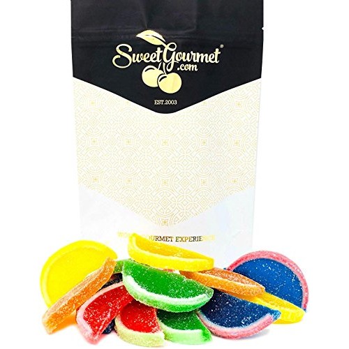 SweetGourmet Assorted Fruit Slices | Candy Fruit Jelly | Vegan, ...