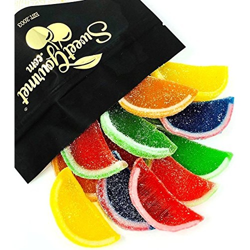SweetGourmet Assorted Fruit Slices | Candy Fruit Jelly | Vegan, ...
