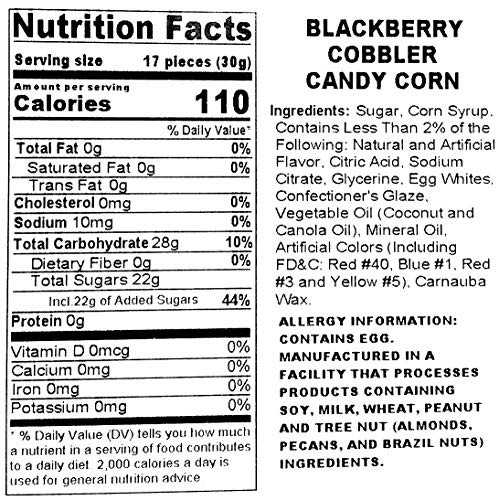 SweetGourmet Blackberry Candy Corn | Purple Candy | 2 Pounds