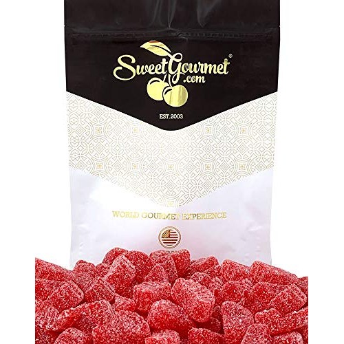 SweetGourmet Cherry Fruit Slices | Bulk Jelly Candy | 2.5 Pounds