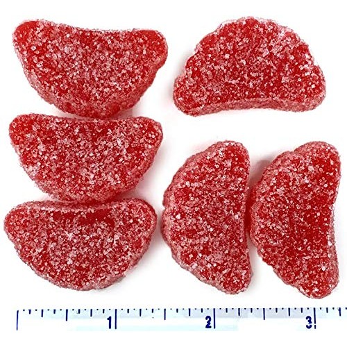 SweetGourmet Cherry Fruit Slices | Bulk Jelly Candy | 2.5 Pounds