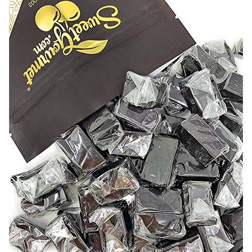 Sweetgourmet Dutch Soft Wrapped Licorice Caramels | 1 Pound