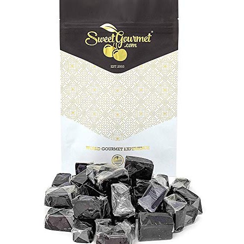 Sweetgourmet Dutch Soft Wrapped Licorice Caramels | 1 Pound