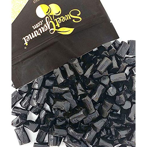 Sweetgourmet Finnska Sugar Free Soft Black Licorice Candy | 1 Pound