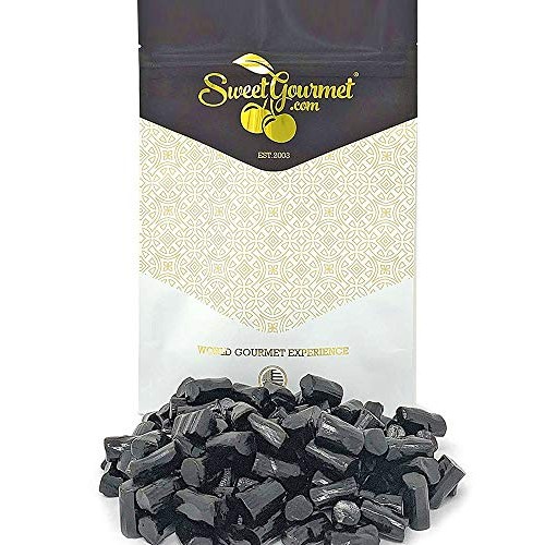 Sweetgourmet Finnska Sugar Free Soft Black Licorice Candy | 1 Pound