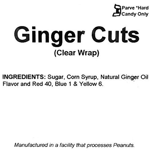 Sweetgourmet Ginger Cuts | Kosher Wrapped Candy | 2 Pounds