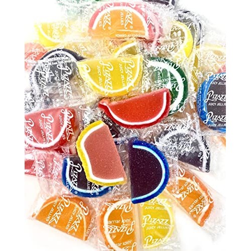 SweetGourmet Hand-Crafted Agar Assorted Jelly Fruit Slices Wrapp...