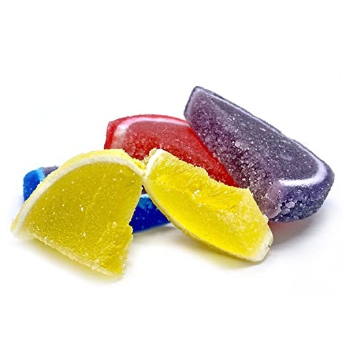 SweetGourmet Hand-Crafted Agar Assorted Jelly Fruit Slices Wrapp...
