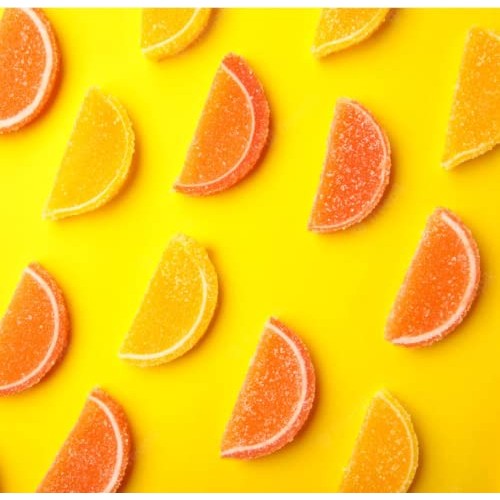 SweetGourmet Hand-Crafted Agar Assorted Jelly Fruit Slices Wrapp...