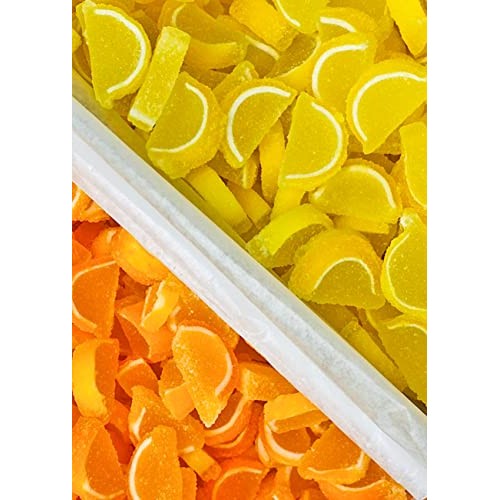 SweetGourmet Hand-Crafted Agar Mini Orange Fruit Slices | Jellie...