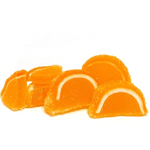 SweetGourmet Hand-Crafted Agar Mini Orange Fruit Slices | Jellie...