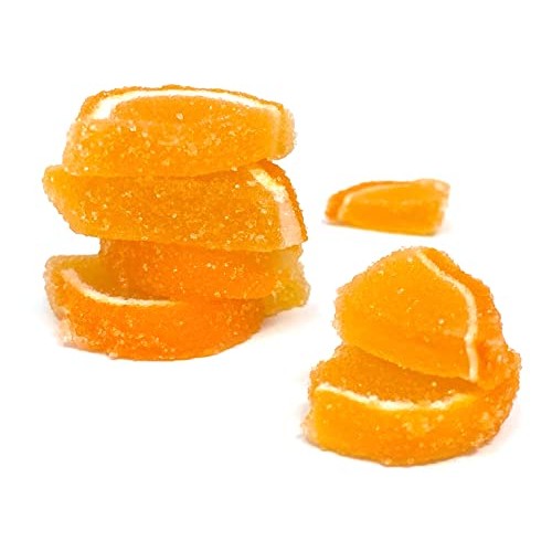 SweetGourmet Hand-Crafted Agar Mini Orange Fruit Slices | Jellie...