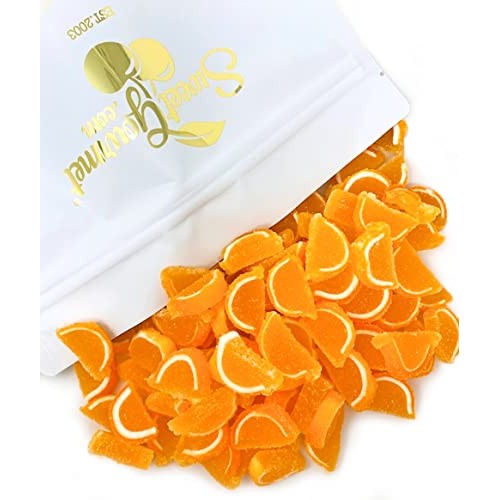 SweetGourmet Hand-Crafted Agar Mini Orange Fruit Slices | Jellie...